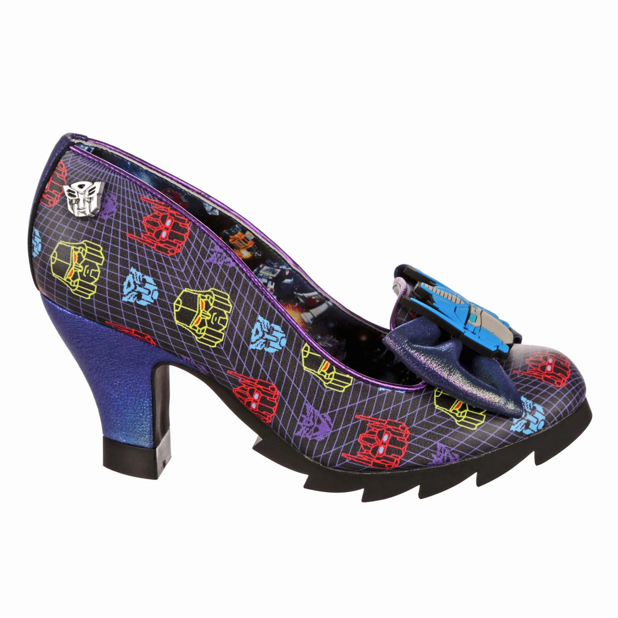 80s Baby Floral Stilettos Sturdy Build