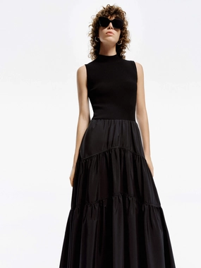 Wedding Style A-line Paneled Dress