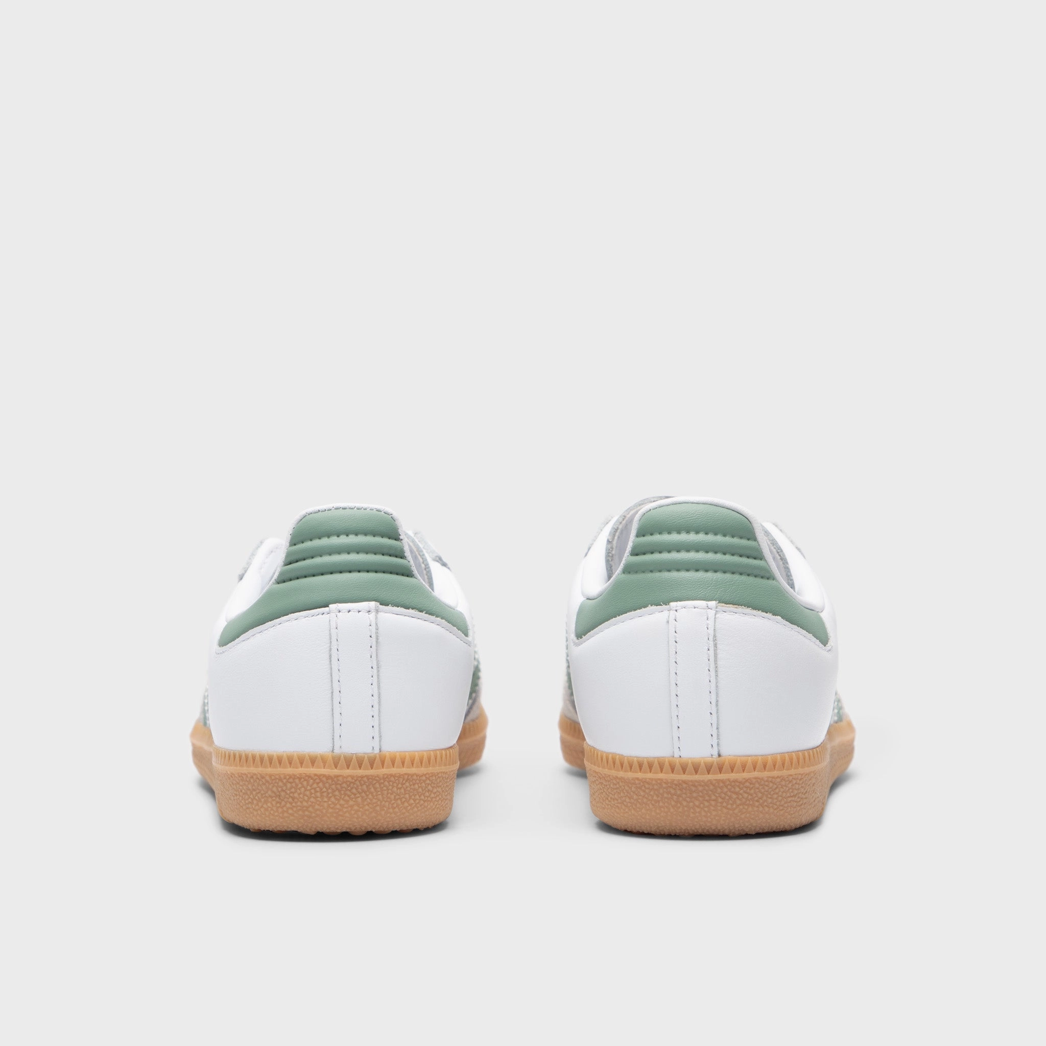 Run Secure adidas Juniors' Samba OG Footwear White / Silver Green - Gum