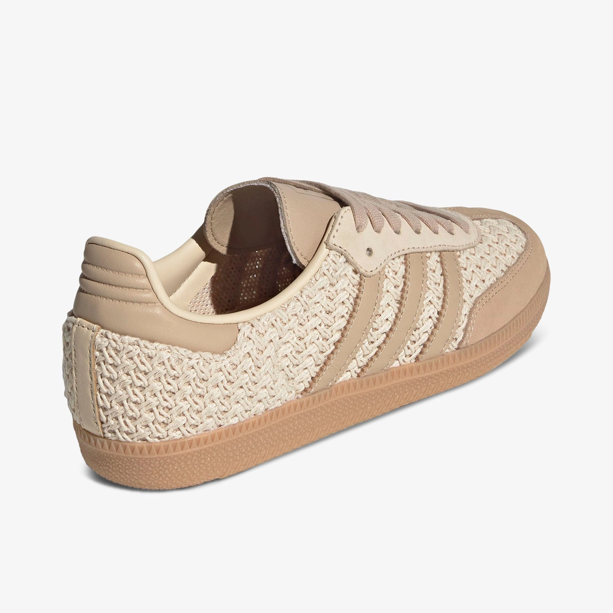 adidas Women's Samba OG Sand Strata / Magic Beige - Gum Padded materials