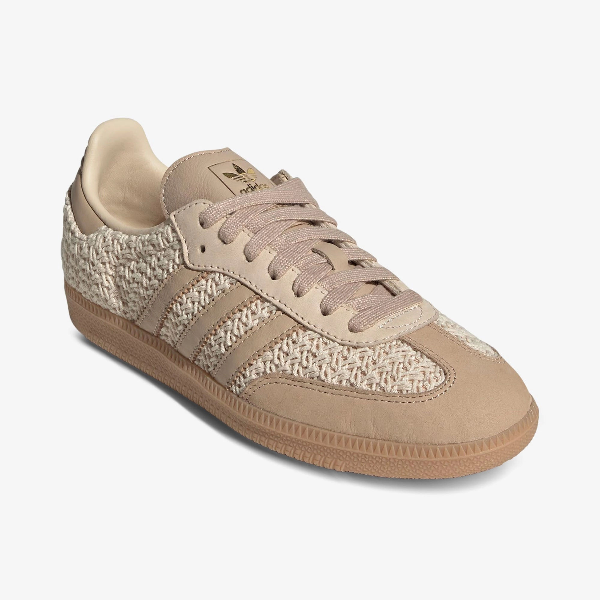 Impact Dispersing Design adidas Women's Samba OG Sand Strata / Magic Beige - Gum