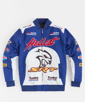 Autumn Layers anti slip grip Dodge Hellcat Racing Jacket - Blue