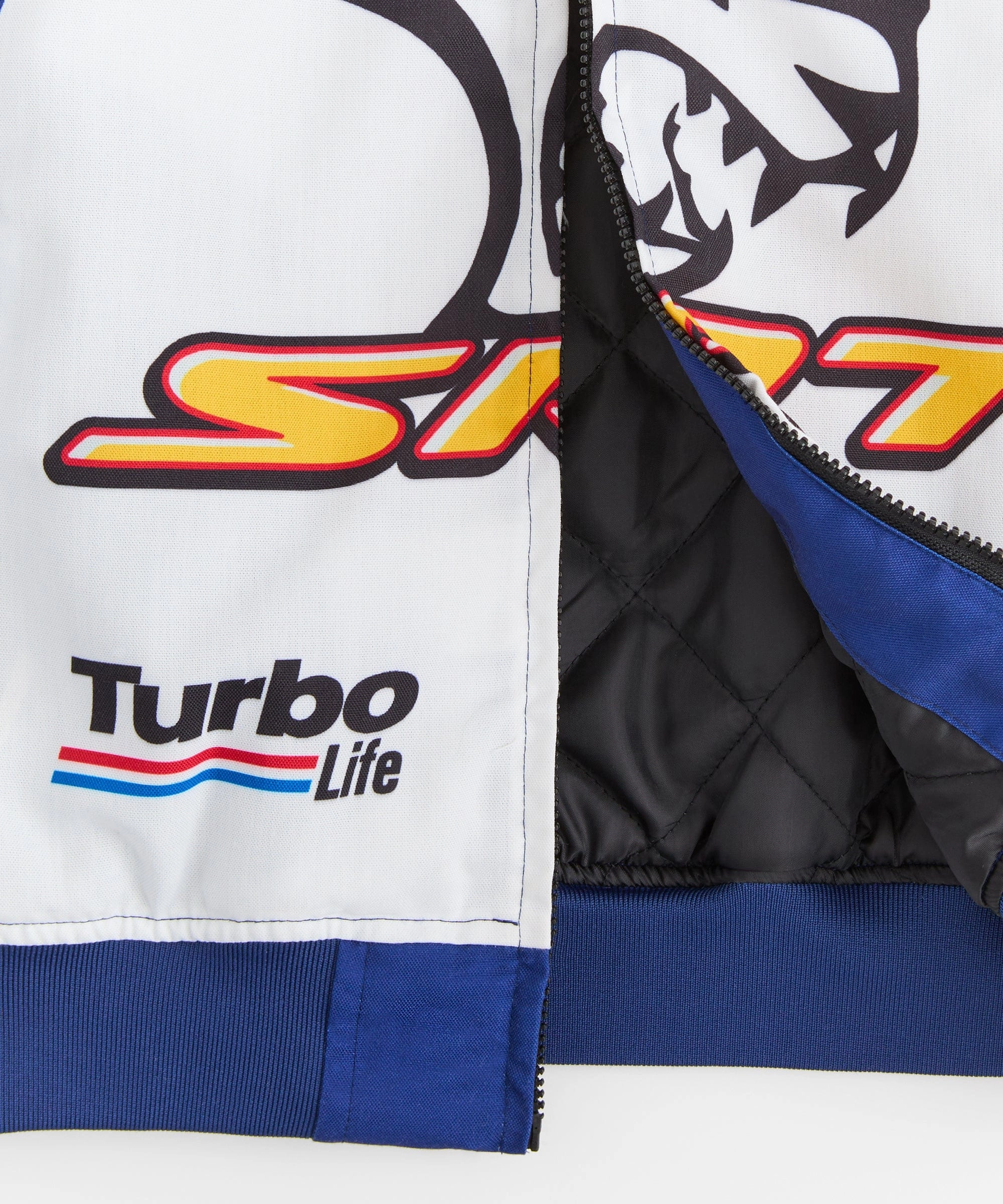 stand neck Dodge Hellcat Racing Jacket - Blue