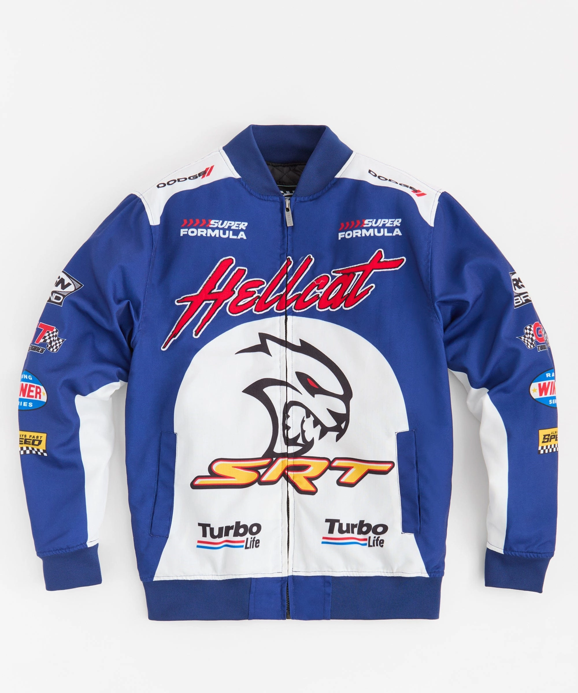 Autumn Layers anti slip grip Dodge Hellcat Racing Jacket - Blue