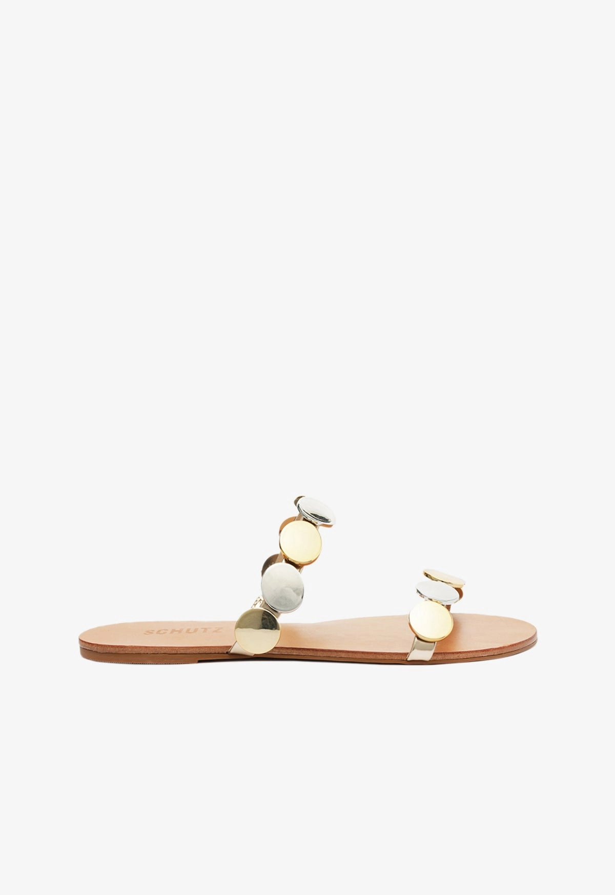 Classic Comfort Celebrate Day Acacia Platina Leather Sandal