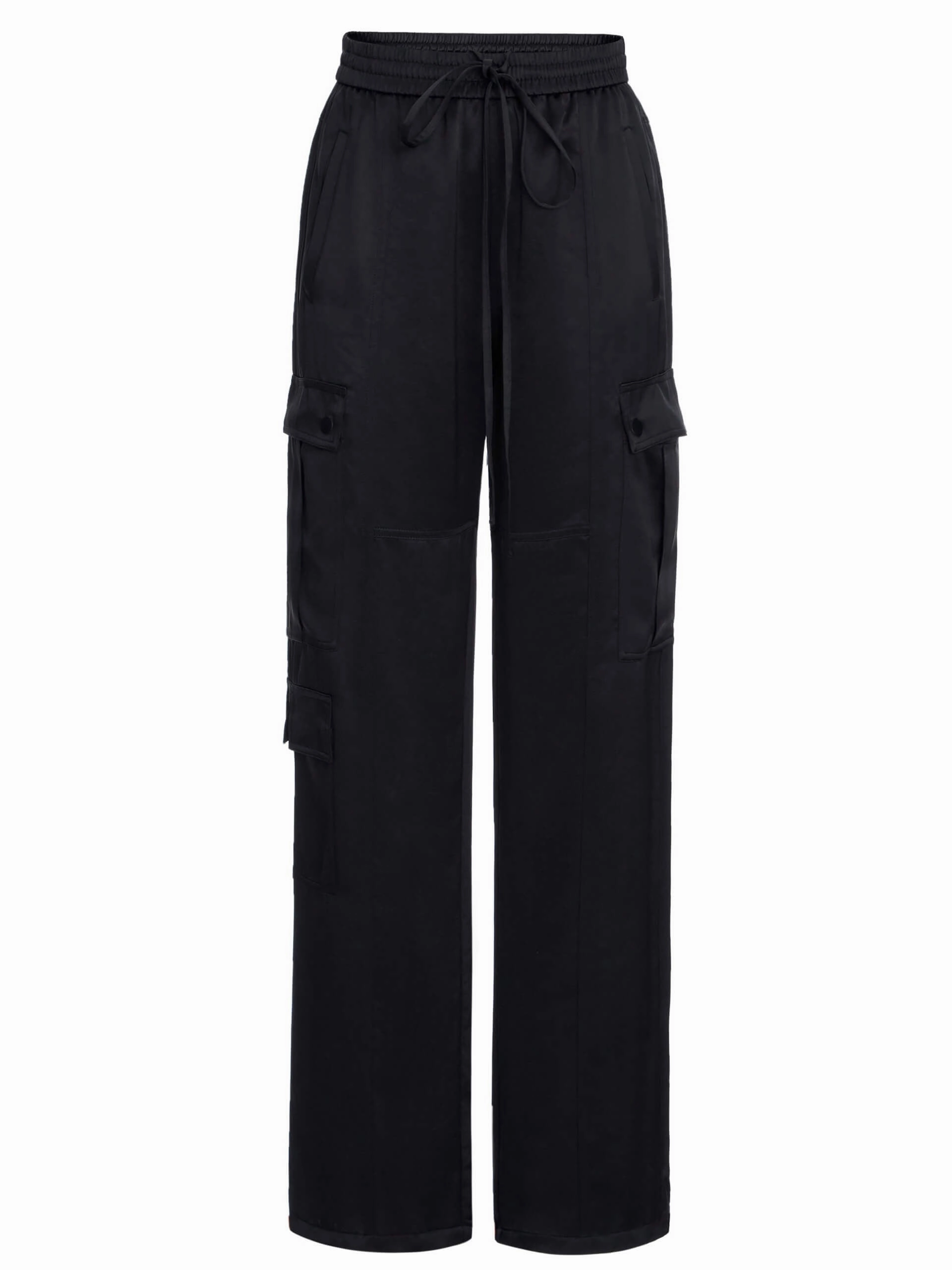 Drawstring Cargo Pocket Pants Classic Look