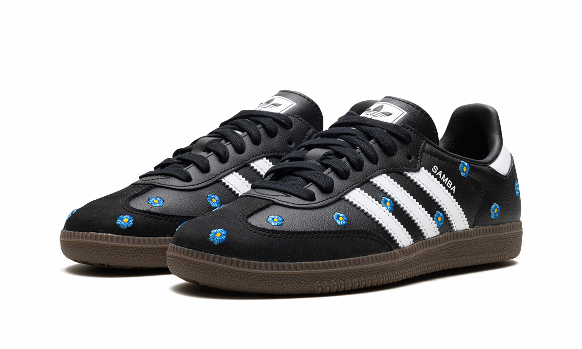 Samba OG WMNS "Light Blue Floral" Cushioned Upper Daily Wear