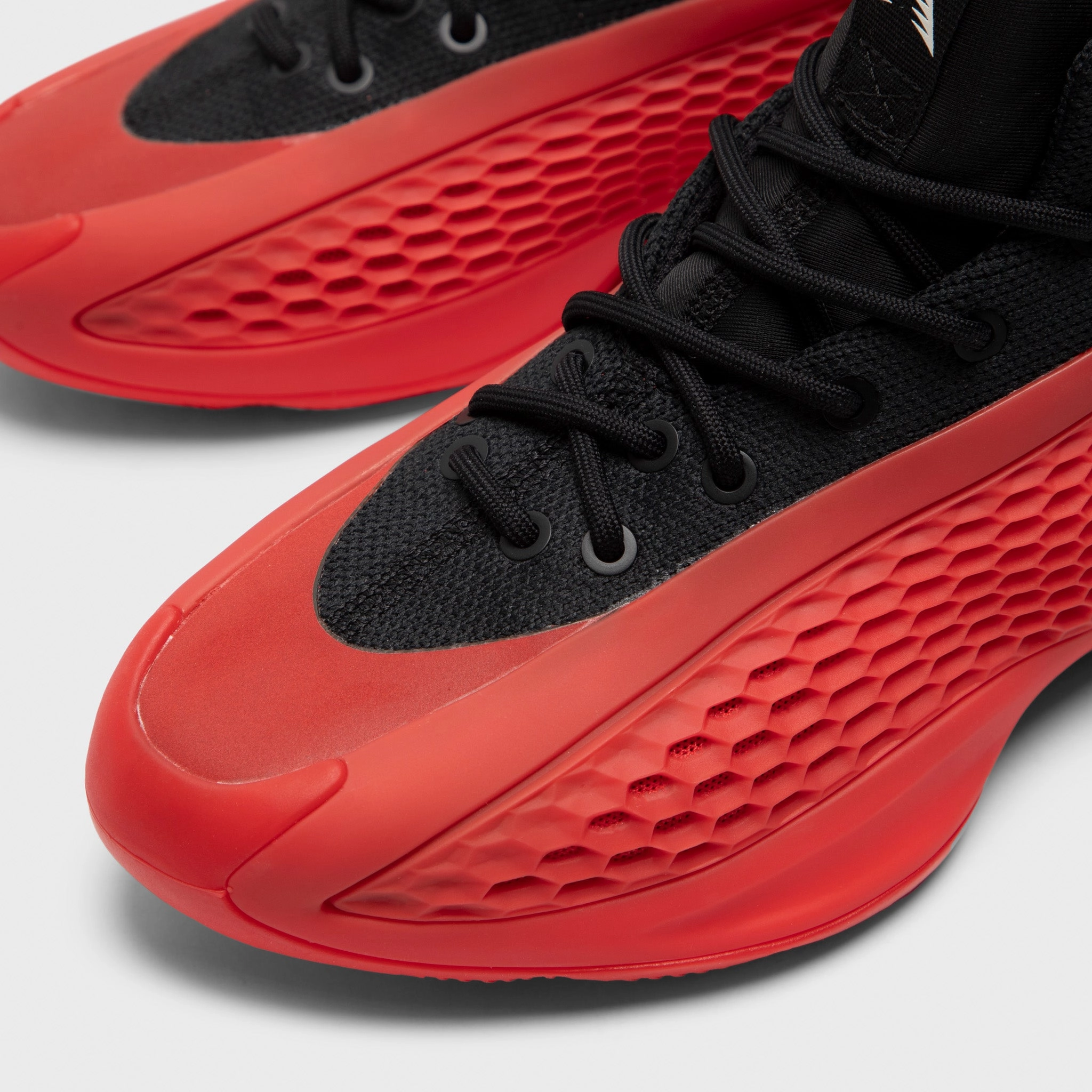 Perforated Airflow Zones adidas Juniors' Anthony Edwards 1 Black / Red - White