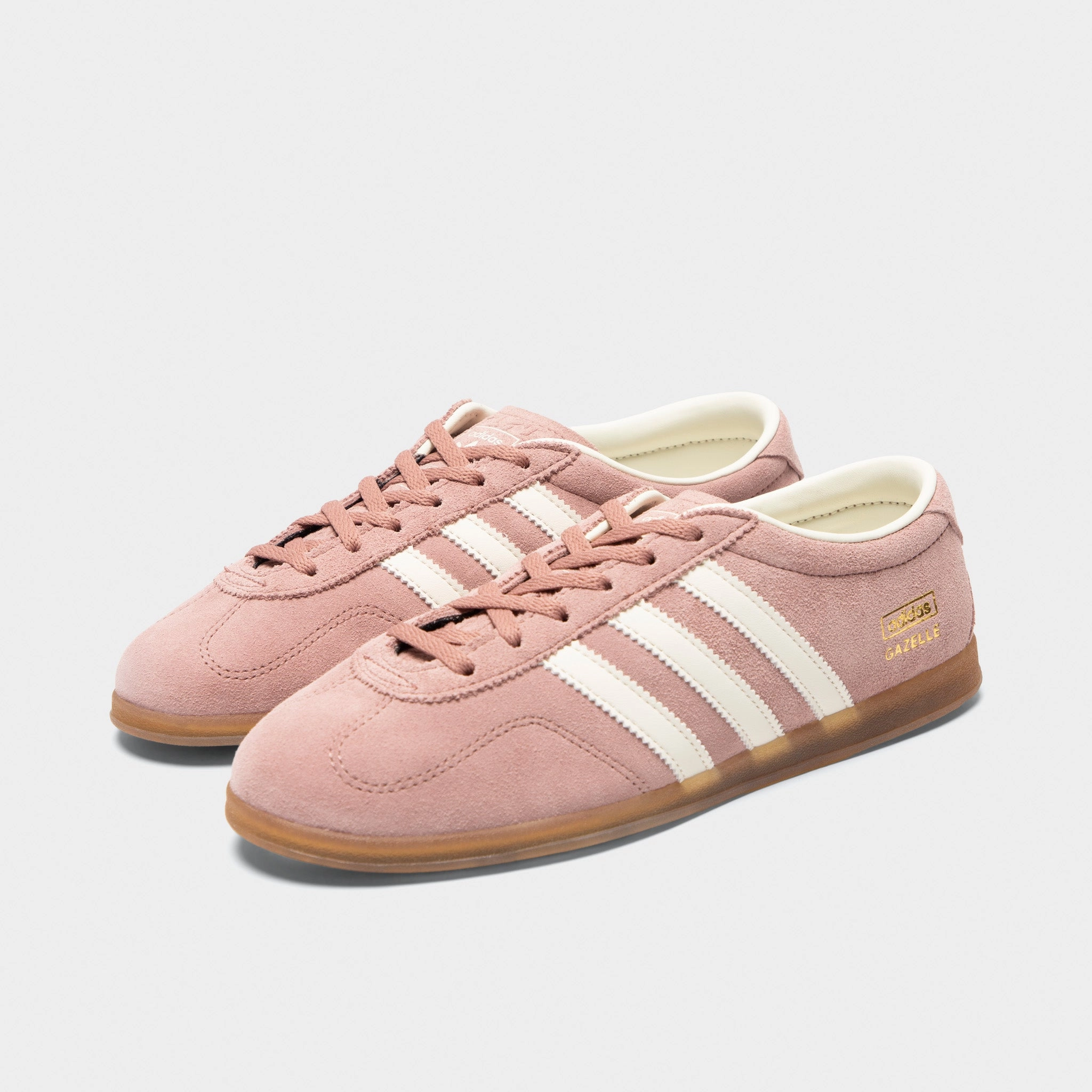 adidas Originals Women's Gazelle Lo Pro Warm Clay / Off White - Gum Durable arch