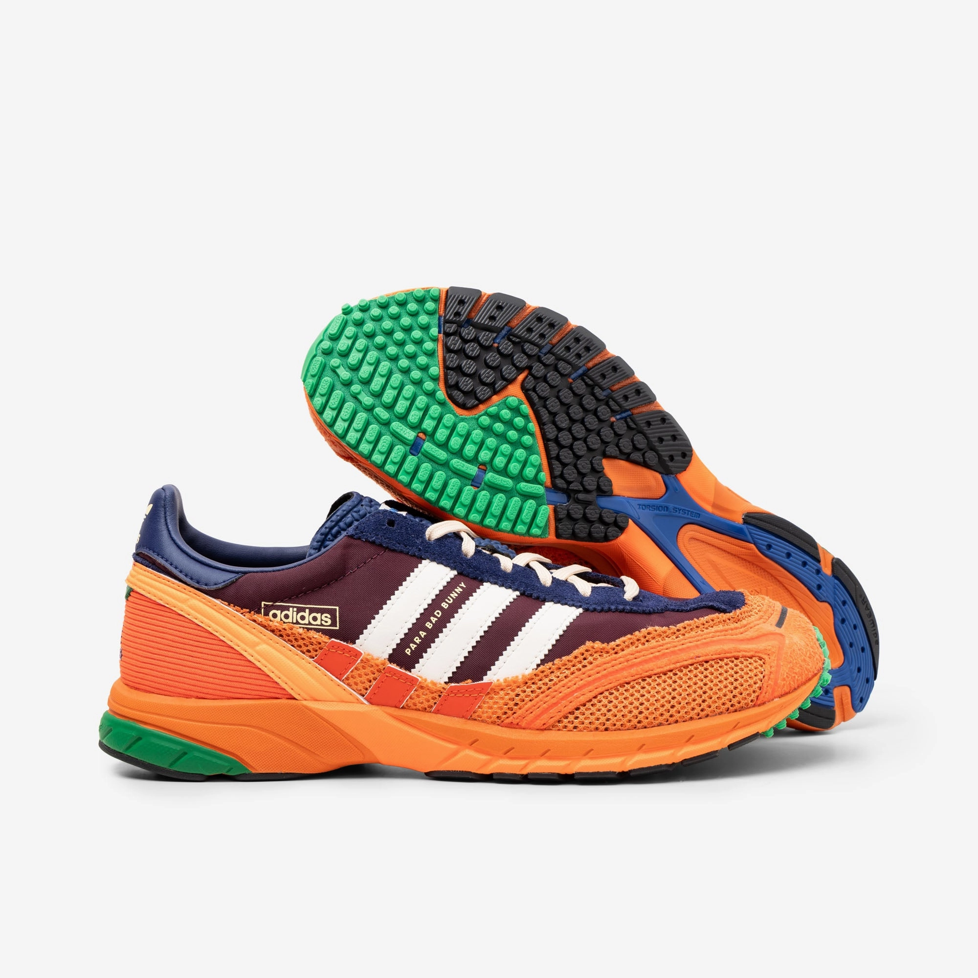 Relax Step adidas x Bad Bunny Adizero SL 72 Maroon / Semi Solar Orange