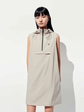 Hoodie Drawstring Sleeveless Dress Korean Trend