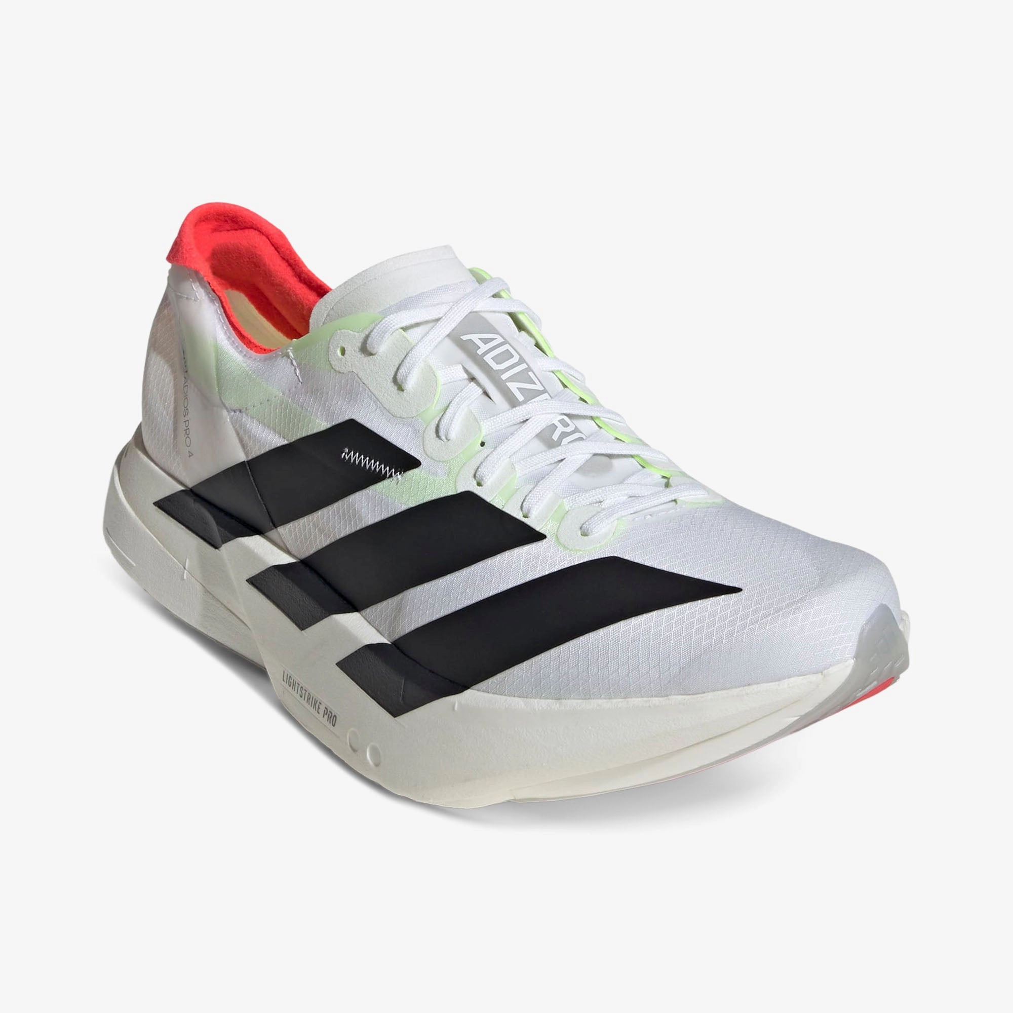 foldable Travel Light adidas Adizero Adios Pro 4 Cloud White / Core Black - Silver Metallic