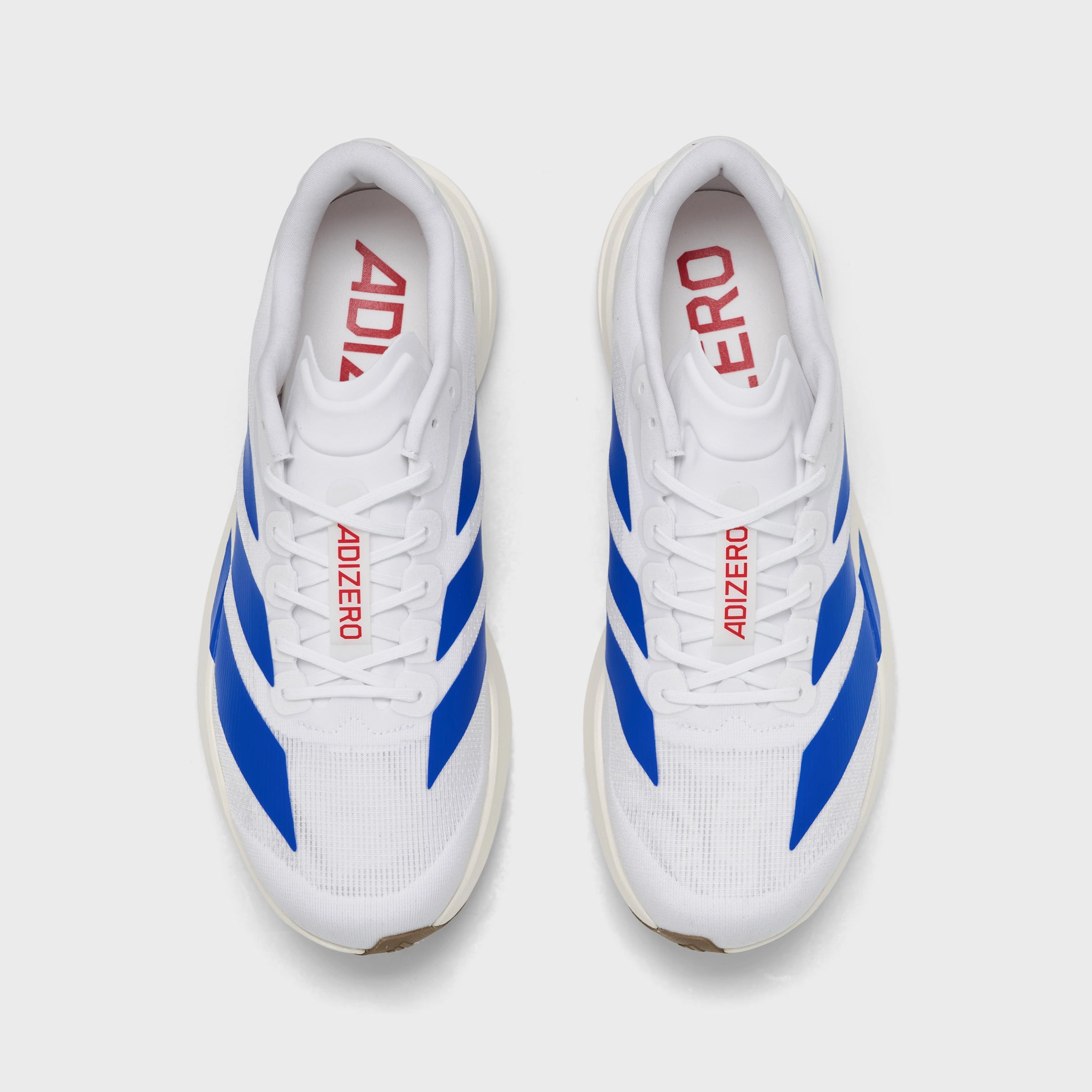 Style Routine adidas Adizero EVO SL White / Blue - Blue