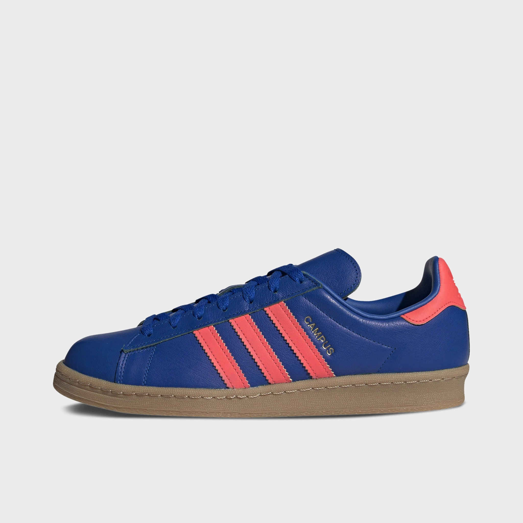 adidas Campus 80s Collegiate Royal / Solar Red - Gum Grip Sole Handcrafted Stitching