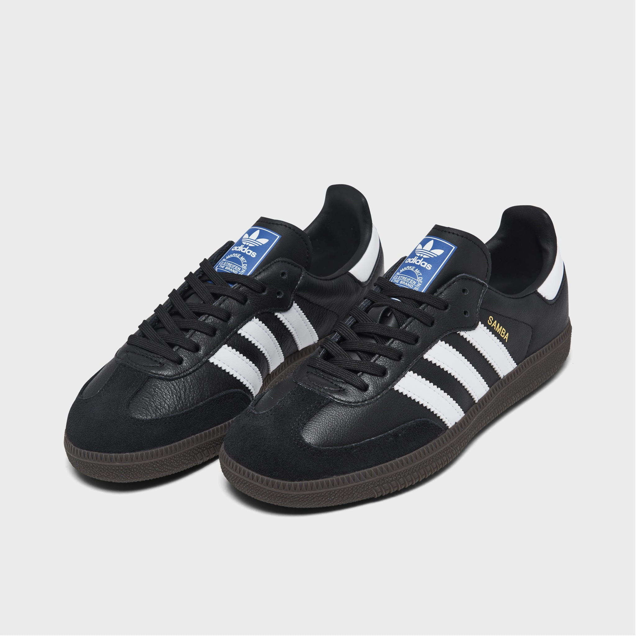 adidas Children's Samba OG Core Black / Footwear White - Gum Grip tech