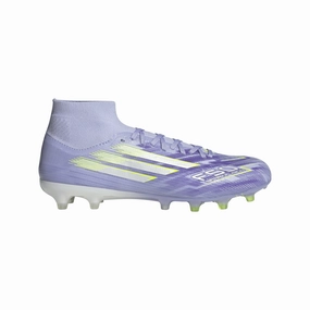 Versatile Silhouette Cushion Lover Adidas F50 Women's Sparkfusion Pro FG/AG Football Boots (Violet Tone/Lucid Lemon/Purple Rush)