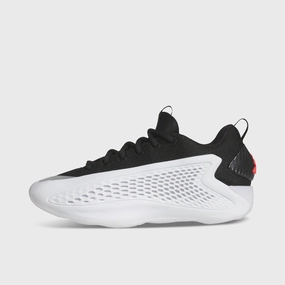 Supportive Heel Counter adidas Juniors' Anthony Edwards 1 Low White / Black - Red