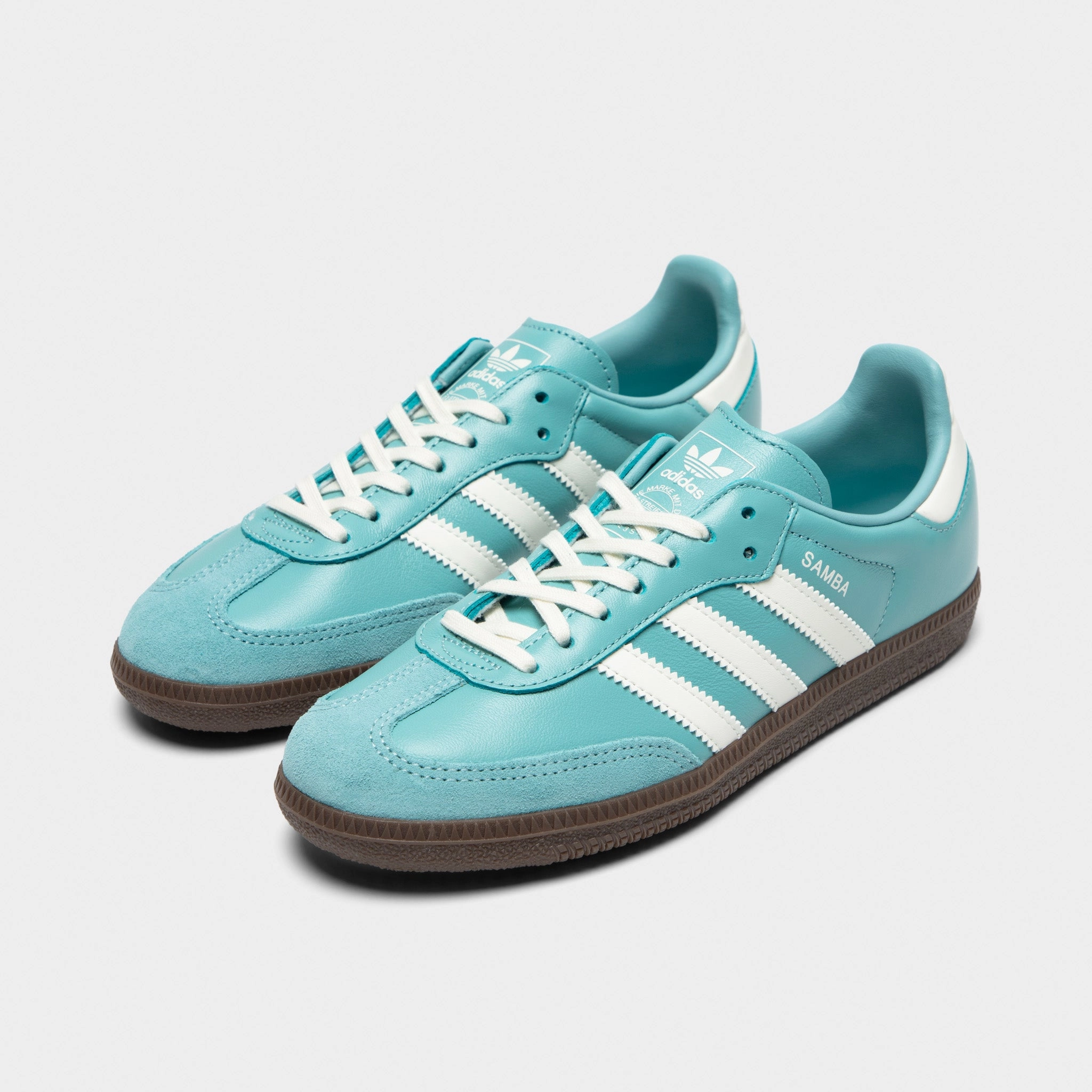 Flexibility Support adidas Juniors' Samba OG Mint / Off White - Gum