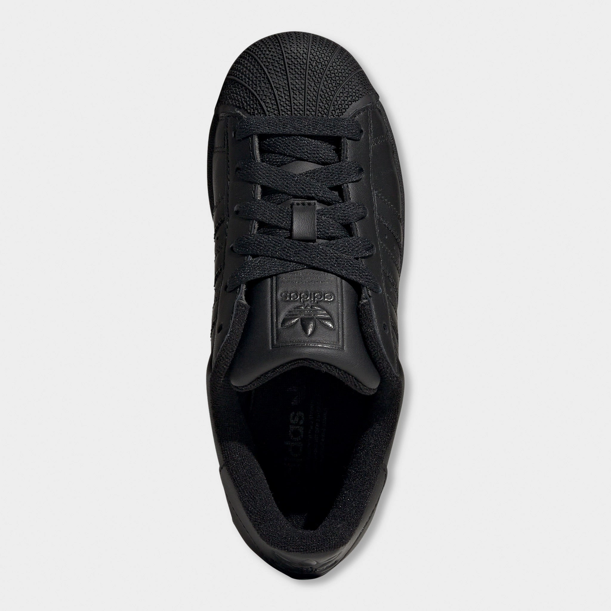 adidas Juniors' Superstar II Core Black / Core Black - Core Black Ankle Stabilization Sustainable materials