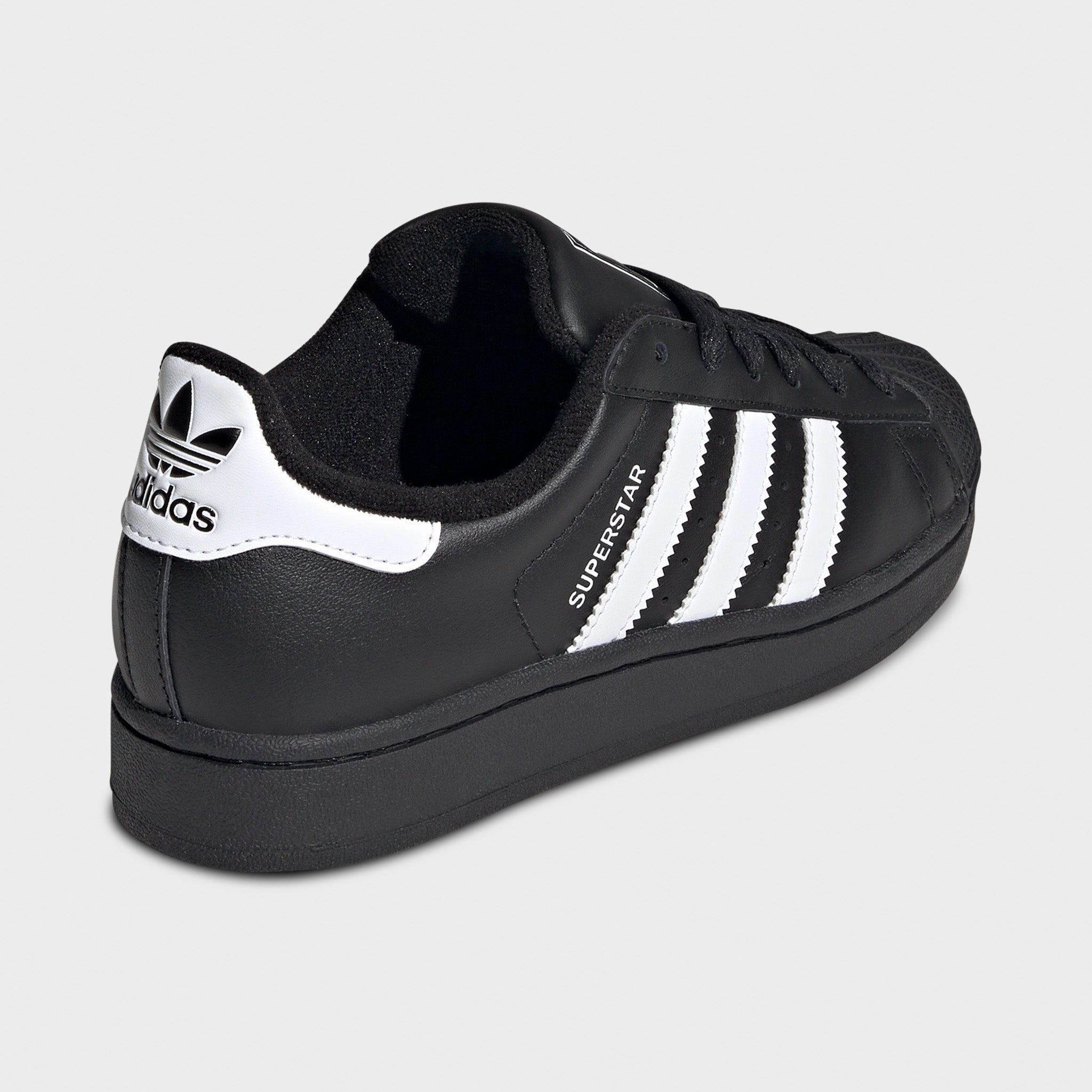 Spring Bounce Neutral Colors adidas Juniors' Superstar II Core Black / White