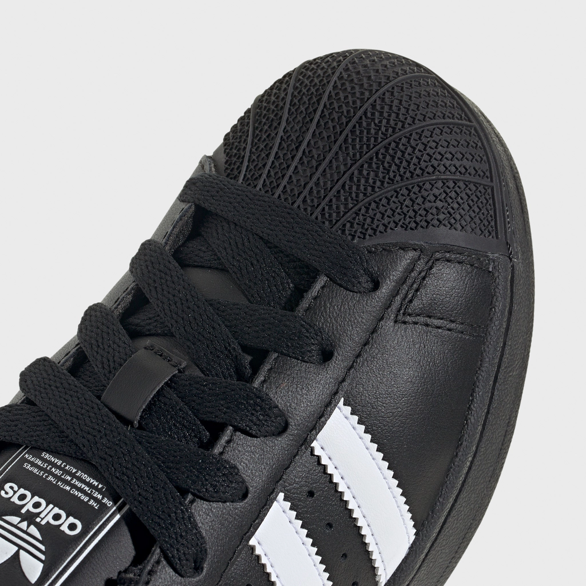 adidas Juniors' Superstar II Core Black / White Insole Support Rebound Midsole