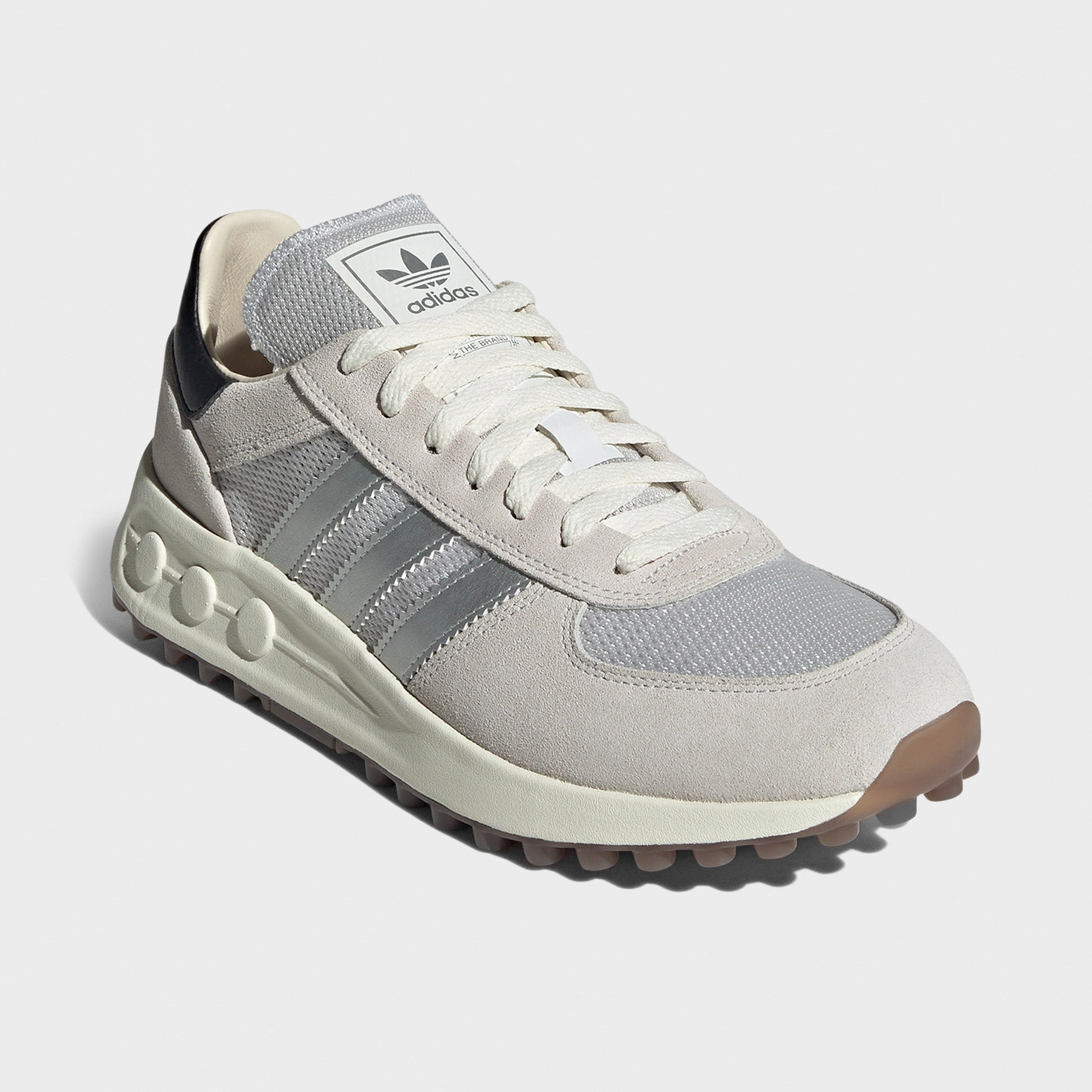 Gentle Support Comfort Walk adidas LA Trainer Lux White / Silver - Core