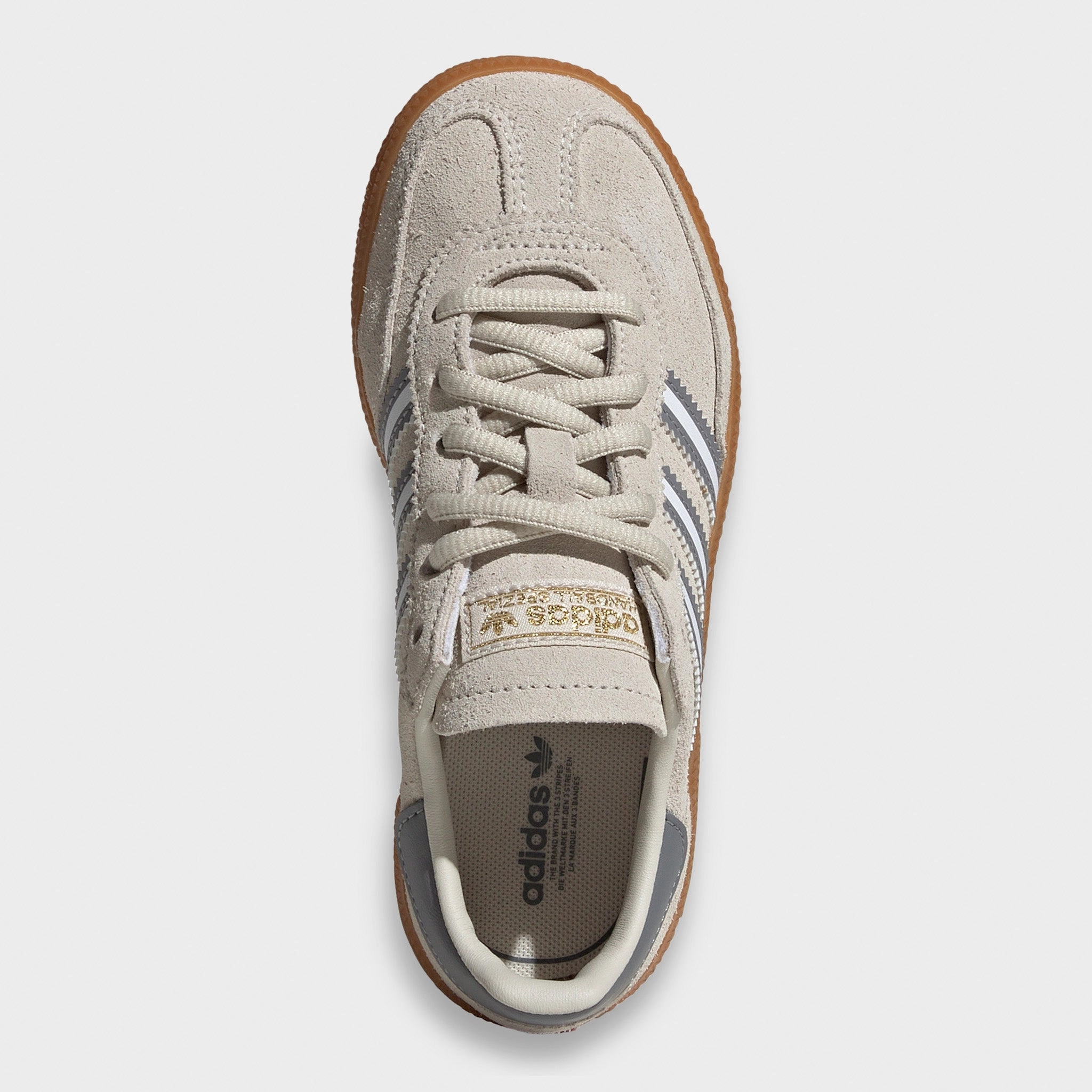 simple design adidas Originals Children's Handball Spezial Alumina / Footwear White `
