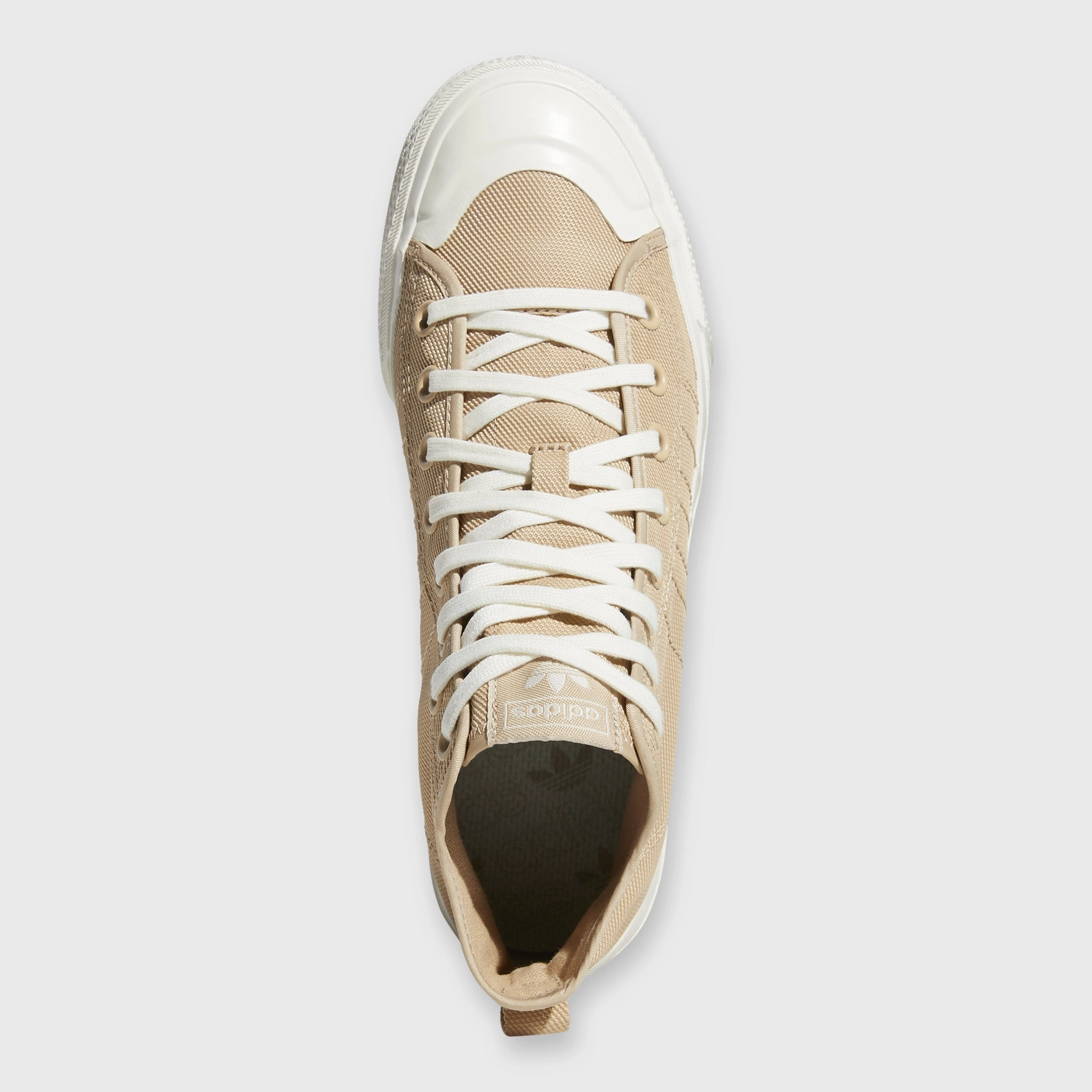 Padded cushioning Static Dissipation adidas Originals Nizza Hi RF / St Pale Nude