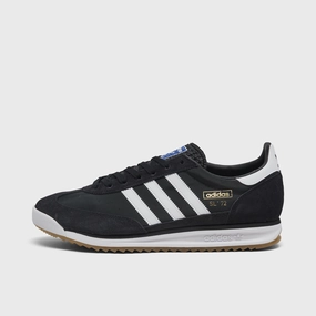Trending Style Tensile Fiber Upper adidas Originals SL 72 RS Core Black / Cloud White - Blue