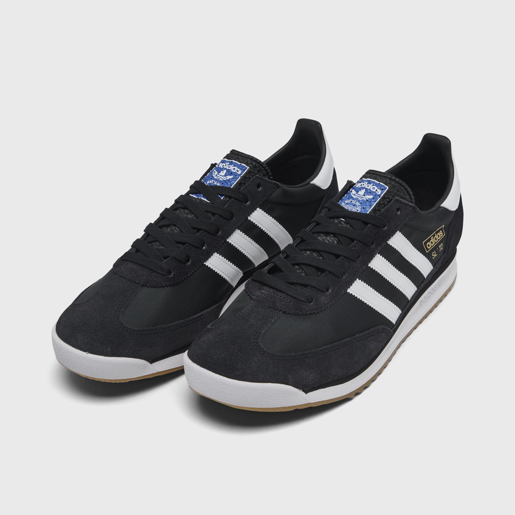adidas Originals SL 72 RS Core Black / Cloud White - Blue Reactive Cushioning