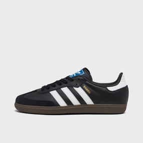 adidas Originals Women's Samba OG Core Black / White - Clear Granite Premium Material