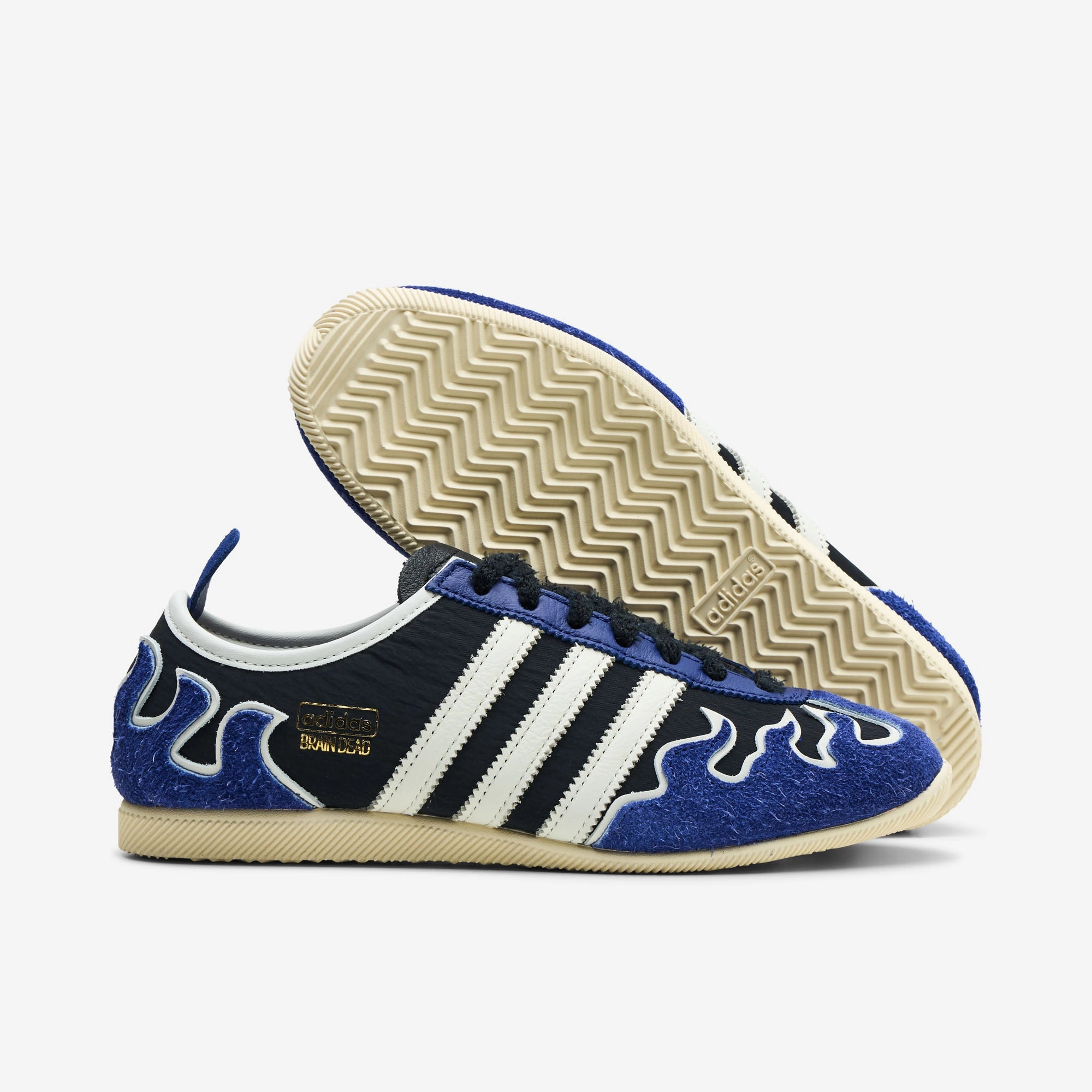 adidas Originals x Brain Dead Japan Lo Core Black / Off White - Warm Vanilla Carbon Fiber