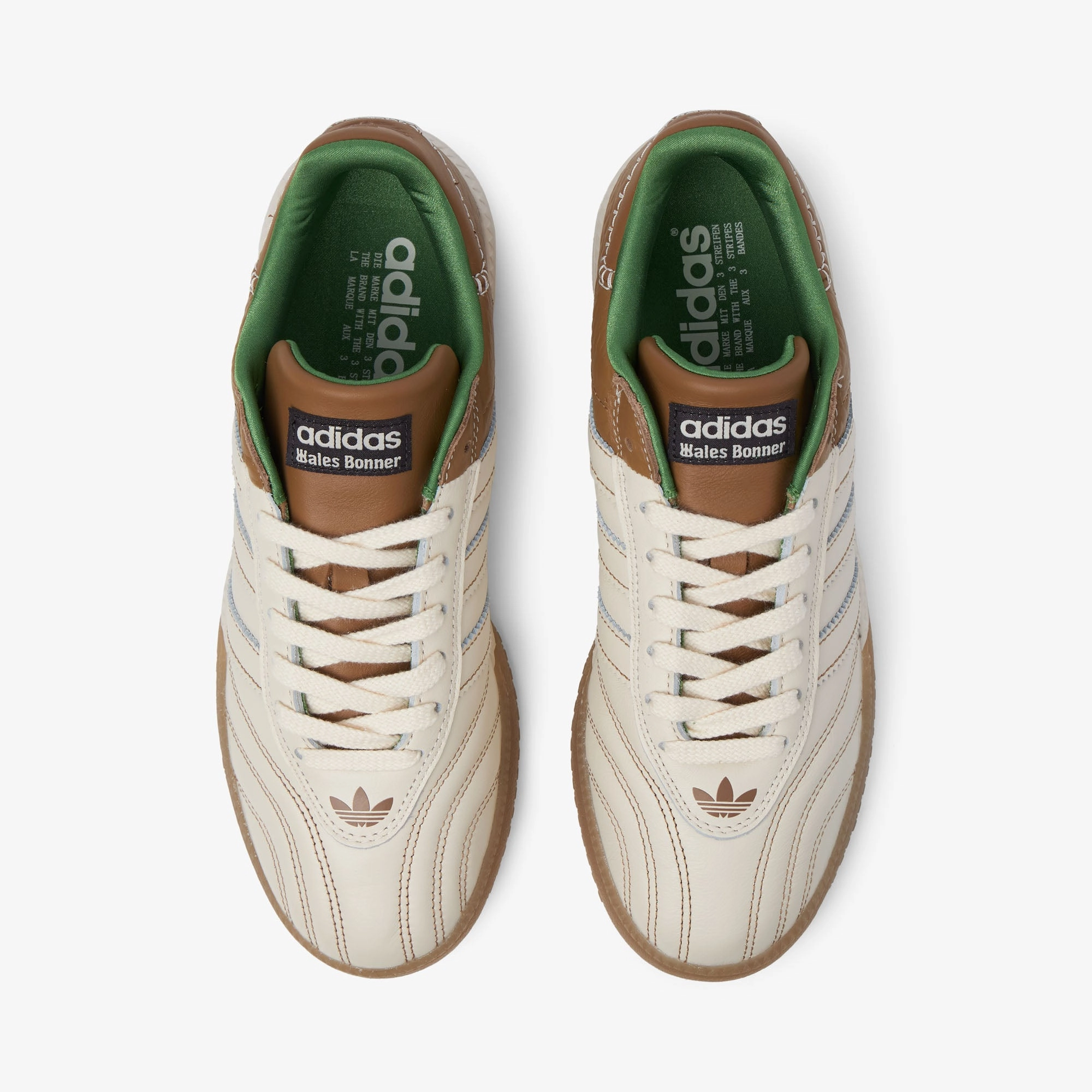 Outdoor Ready Every Occasion adidas Originals x Wales Bonner Samba Millennium / Wonder White