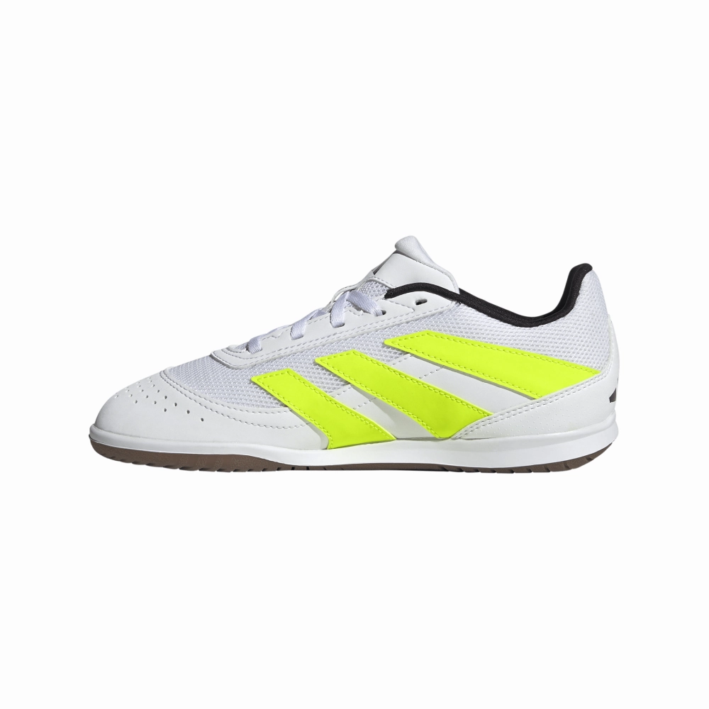 Adidas Predator Club IN Sala Indoor Jnr Football Shoes (Cloud White/Lucid Lemon/Core Black) Responsive Use