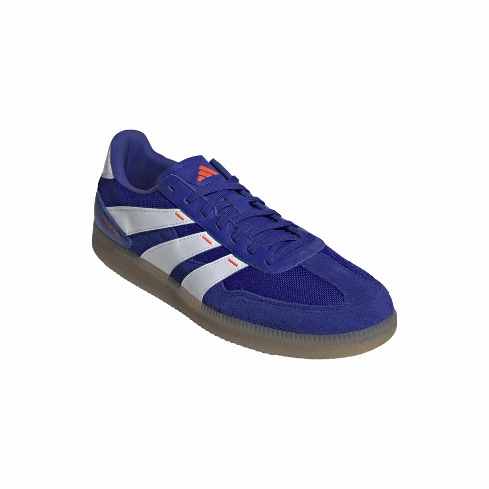 Simple Aesthetic Comfortable Exercise Adidas Predator Freestyle IN Indoor Football Shoes (Lucid Blue/White/Solar Red)