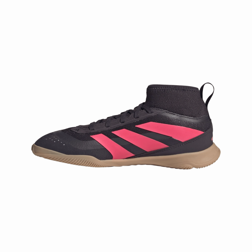 Adidas Predator League Indoor Football Shoes Junior (Aurbla/Turbo/Gum) Ethical Manufacturing stretchy design