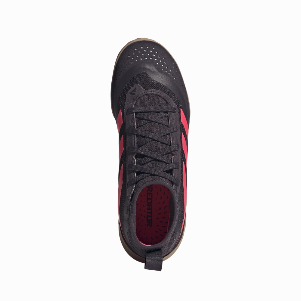 Adidas Predator League Indoor Football Shoes Junior (Aurbla/Turbo/Gum) SlipOn Stitched Toe Box