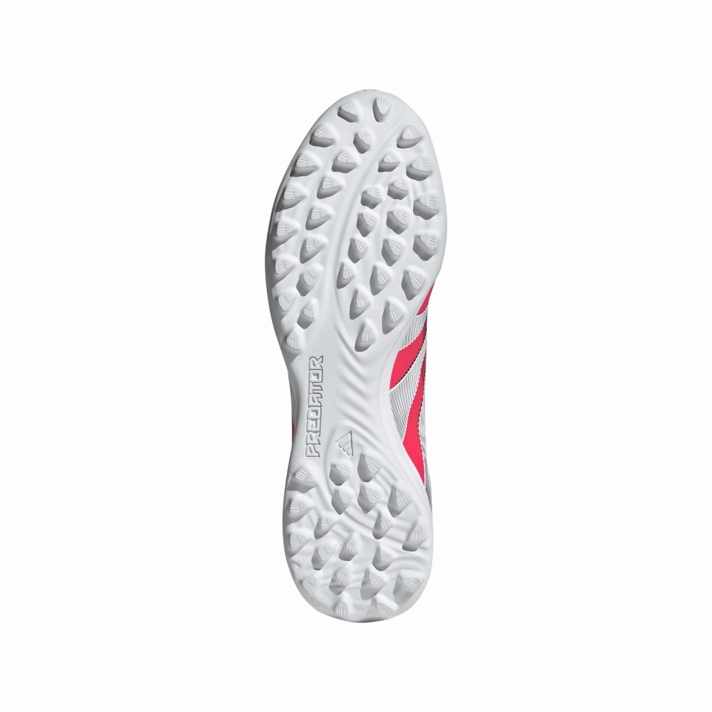 Durable Gear Ultra Flex Adidas Predator League TF Turf Football Shoes (Lucid Red/White/Core Black)
