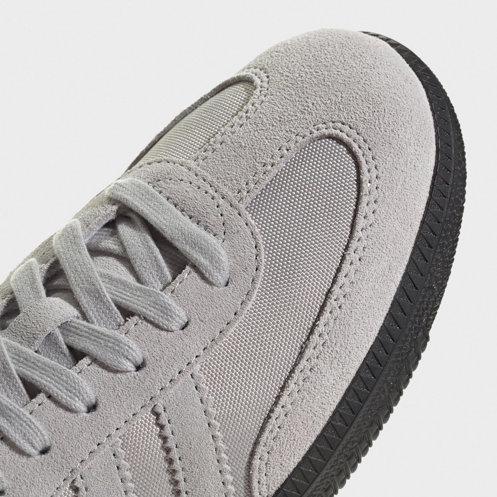 adidas Samba OG Clear Granite / Grey - Core Black Reinforced Heel Cup