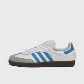 adidas Samba OG White / Blue - Gum Comfortable Stretch