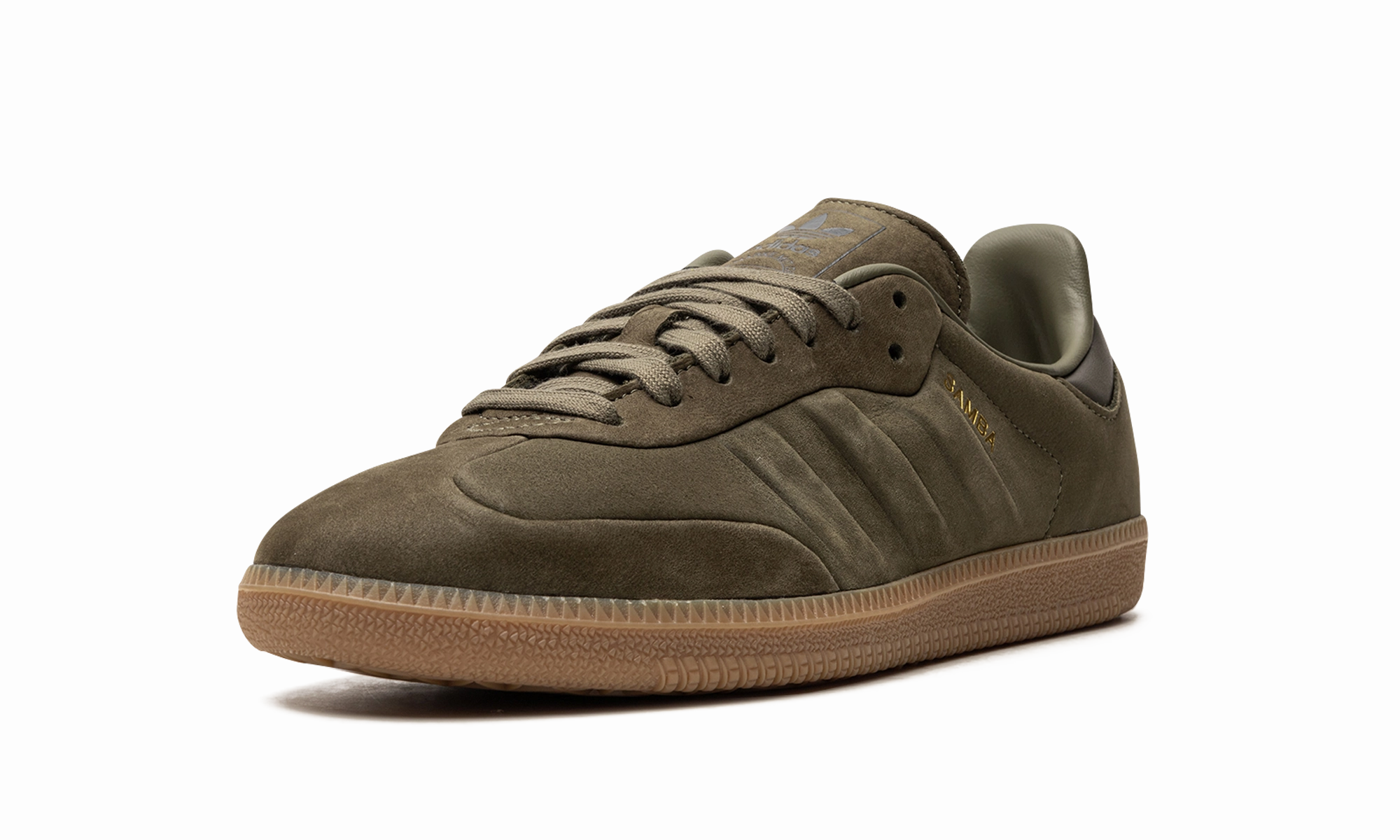 Adidas Samba "Olive Strata Gum" Breathable Canvas Soft Layers