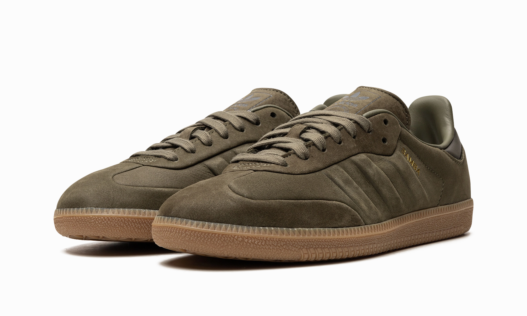 Adidas Samba "Olive Strata Gum" Zero Break In Cushion Boost