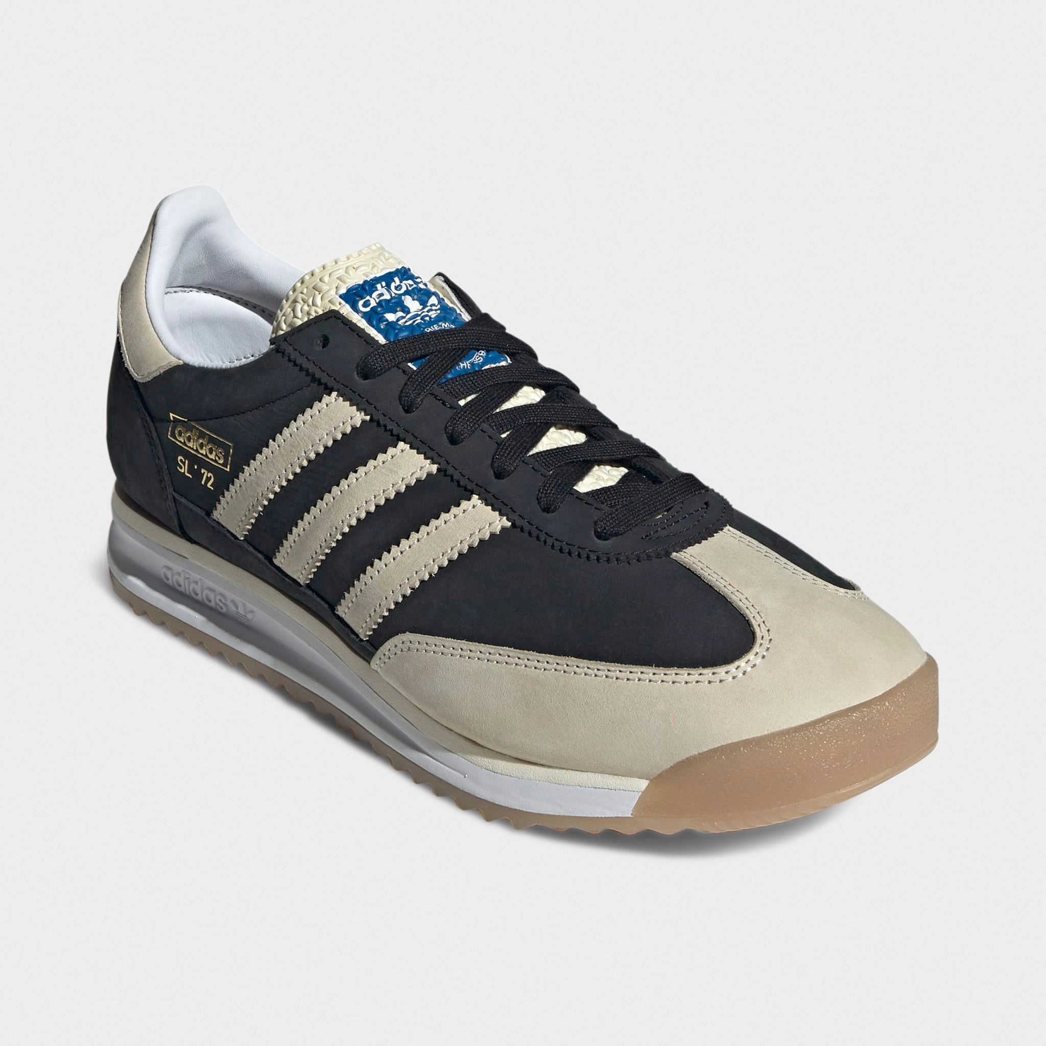 TPE Injection Midsole Everyday Sport adidas SL 72 RS Black / White - Gum