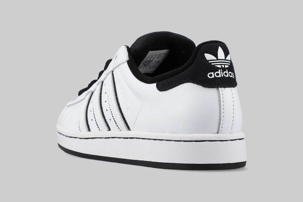 Sport Mode Motion Style adidas Superstar II 'White and Core Black'