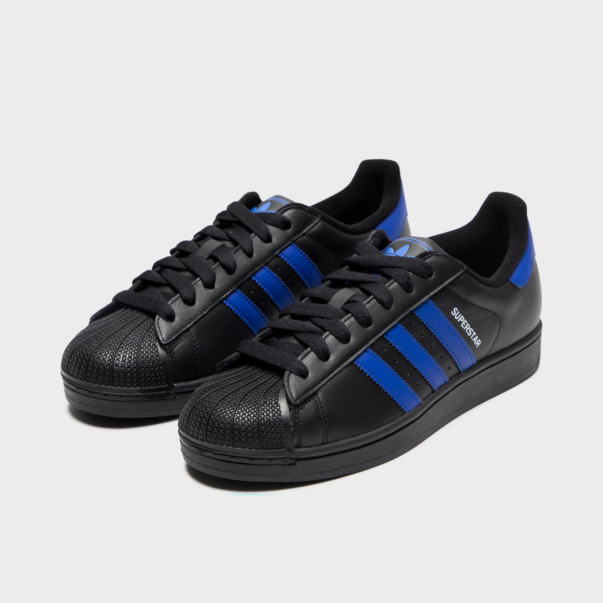 adidas Superstar II Black / Blue - White foldable