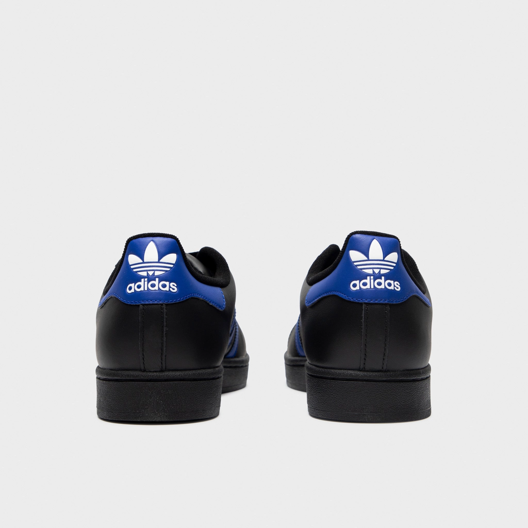 All weather adidas Superstar II Black / Blue - White