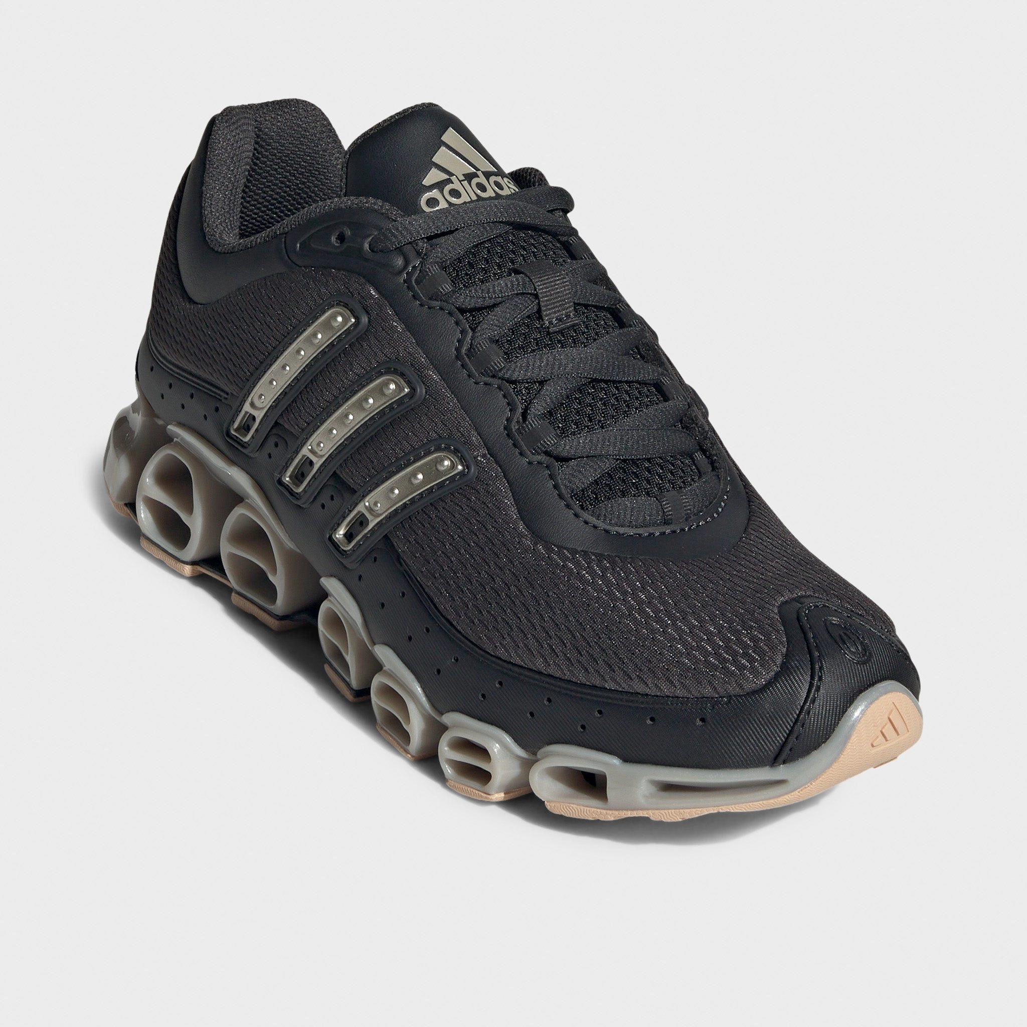 adidas Women's Mega Ride Carbon / Halo Blush - Champagne Wide fit