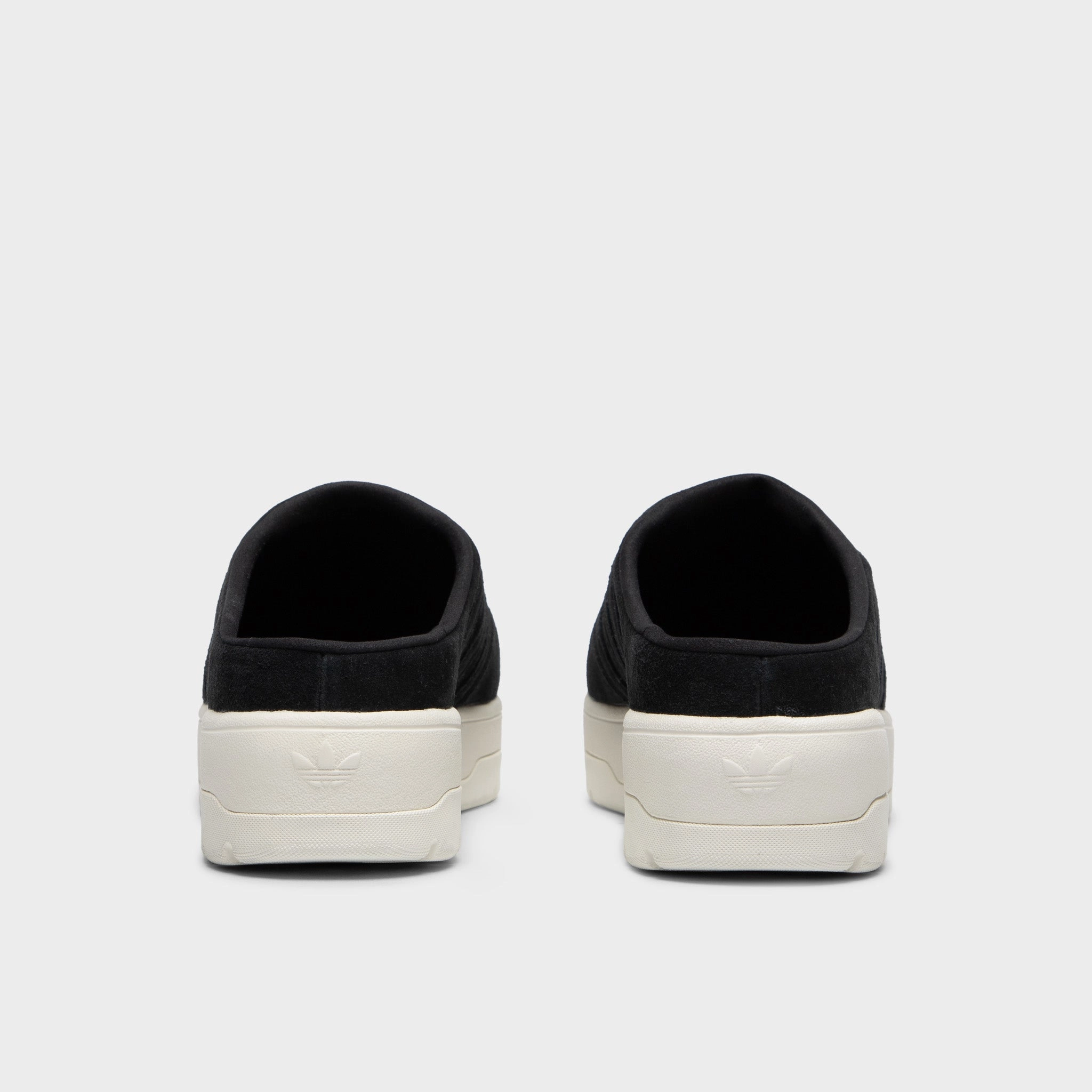 adidas Women's Rivarly Mule Core Black / Off White Impact Dispersion Layers Compact Comfort