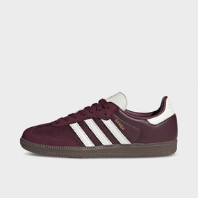Non Slip Heel adidas Women's Samba OG Maroon / Off White - Gum