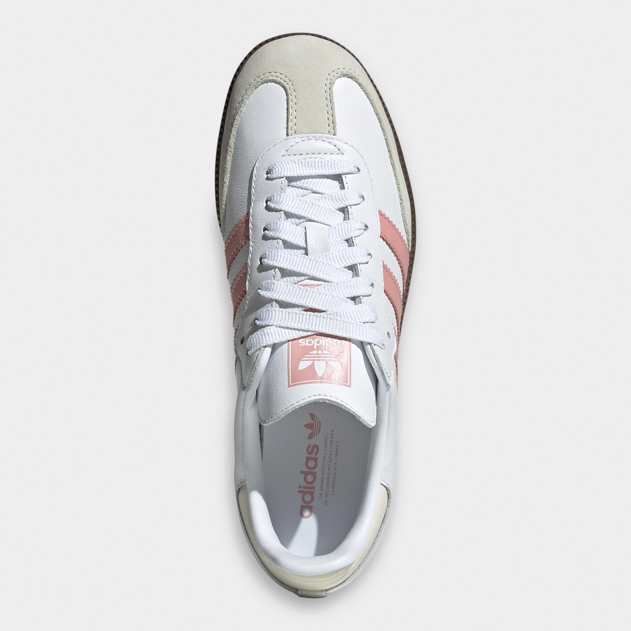 Bounce Back Midsole Adaptive cushioning adidas Women's Samba OG White / Wonder Mauve - White